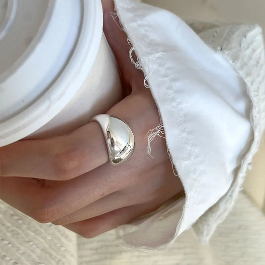 BOLI Ring - minimalistyczny srebrny pierścionek